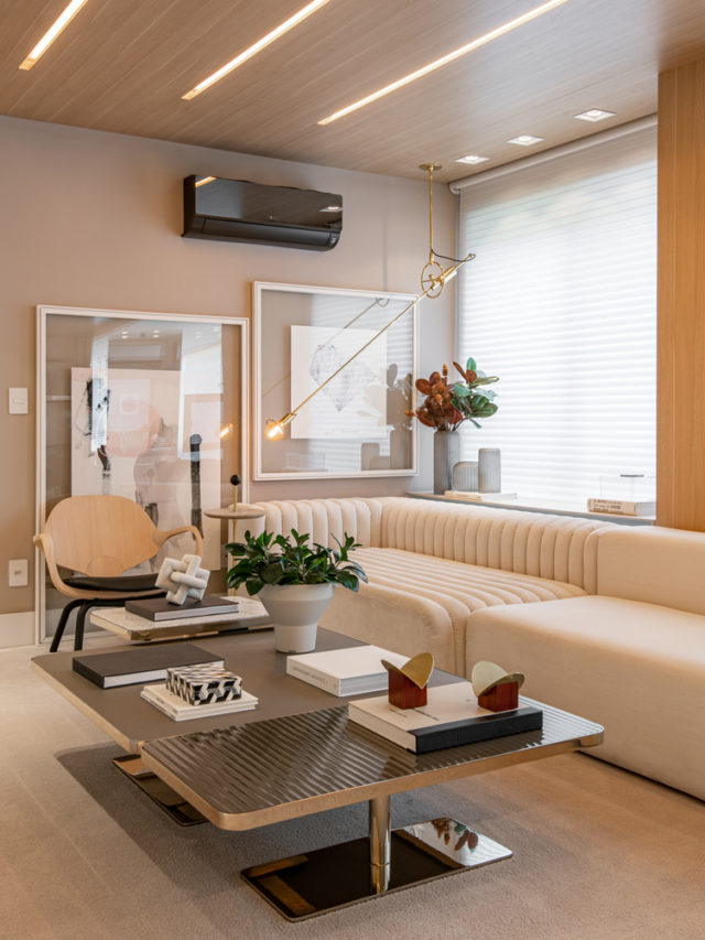 Estilo contemporâneo-chic em apto em Campinas