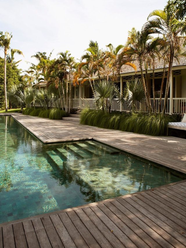 Casa de praia cheia de frescor