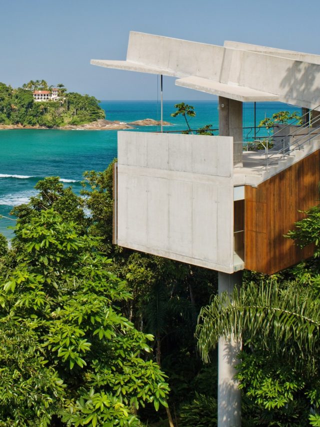 Modernismo em casa em Ubatuba