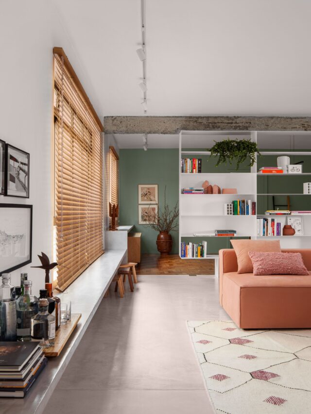 Estilo industrial suave em apto de 130 m2 em SP