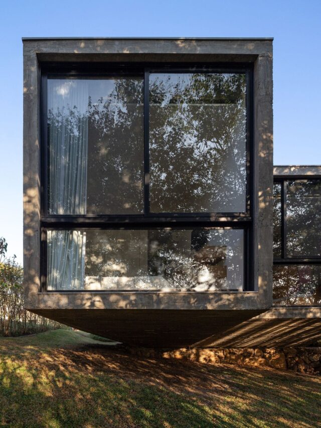 Casa-bloco de concreto armado em Indaiatuba