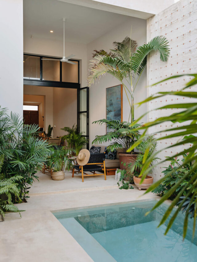 Terreno estreito com casa de 165 m2 e piscina