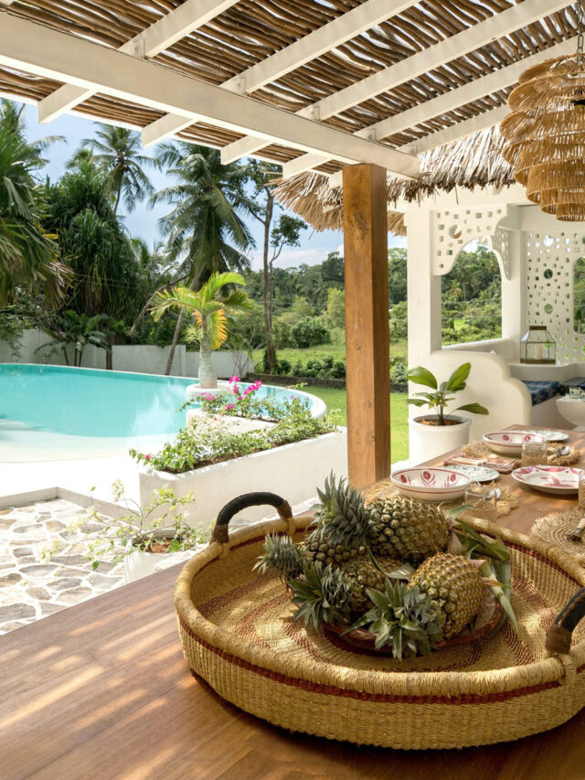 Casa de praia espetacular no Sri Lanka